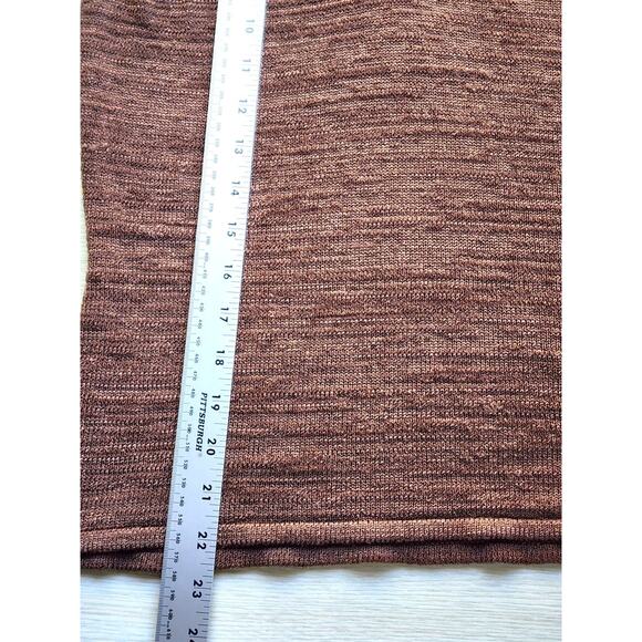 SWEATER/CARDIGAN & TANK TOP-TALBOTS-Made in Italy-Brown Knit-2 Pieces-Size PL - Picture 9 of 16